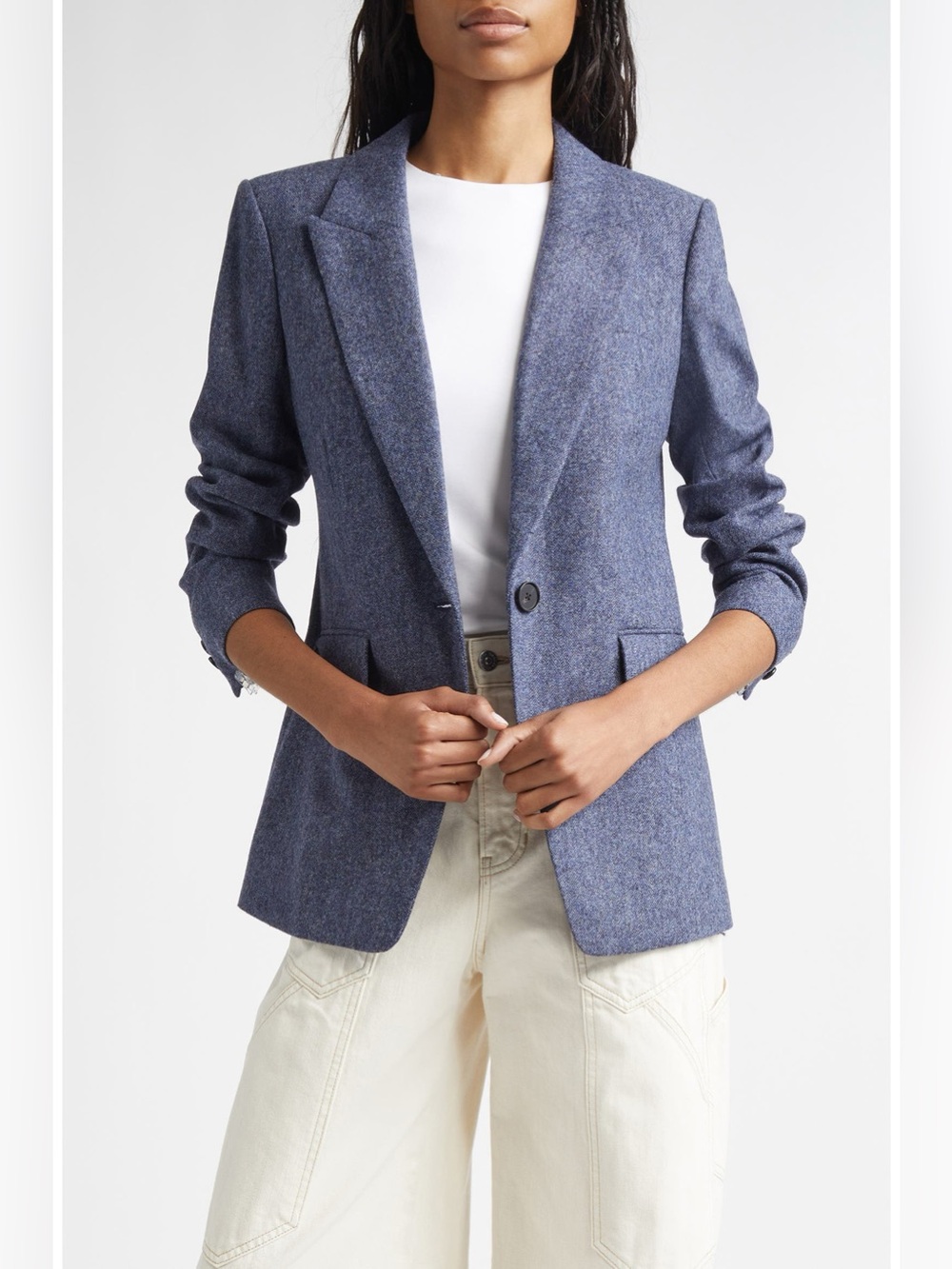Veronica Beard Vega Wool Dickey Jacket
